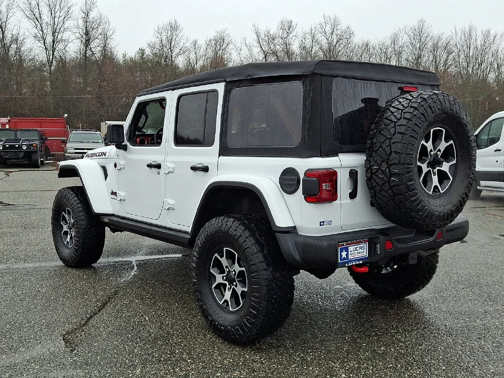 Used 2023 Bright White Clearcoat Jeep Rubicon image 8