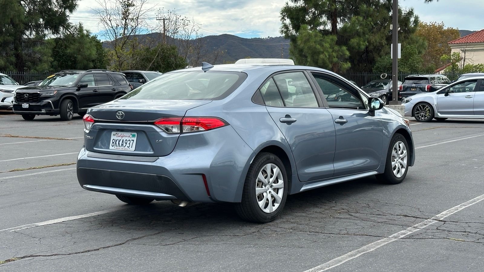 Used 2020 Celestite Toyota LE image 3