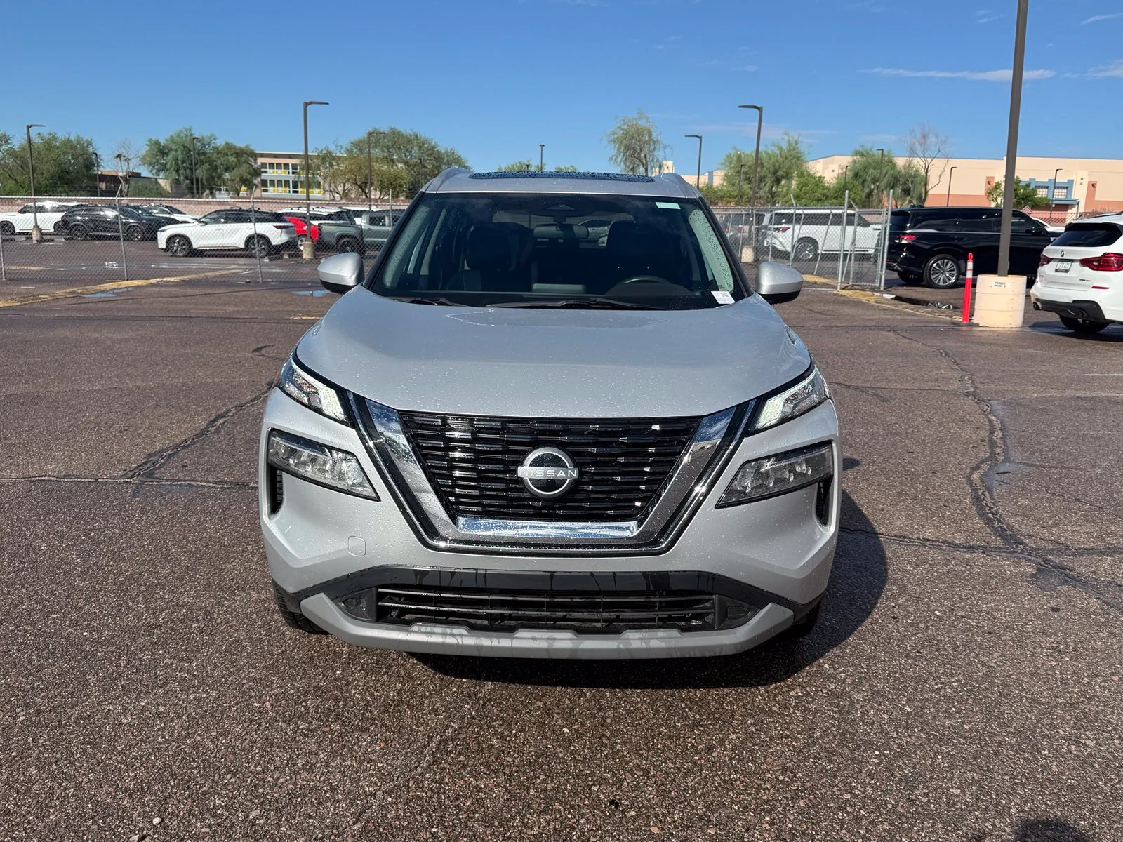 Used 2023 Brilliant Silver Nissan SV image 1