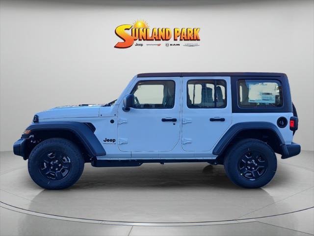 New 2026 Bright White Clear-Coat Exterior Paint Jeep Sport S image 3