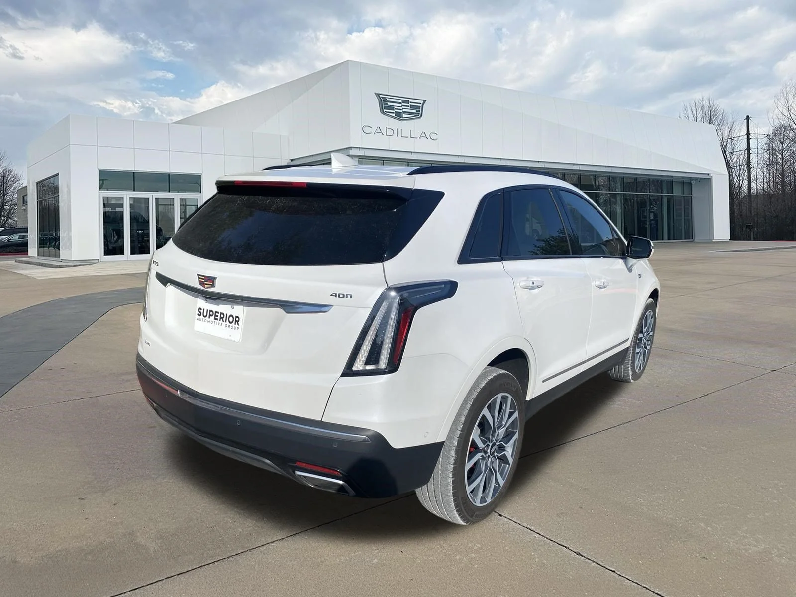Used 2024 Crystal White Tricoat Cadillac AWD Sport image 10