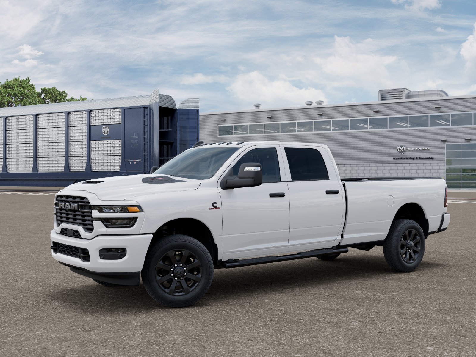New 2026 Bright White Clear-Coat Exterior Paint RAM Tradesman image 1