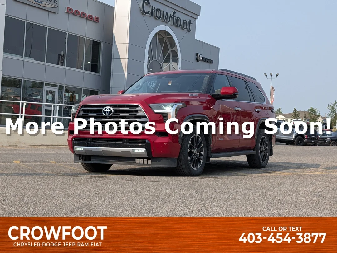 Used 2023 Red Toyota Limited - - 4WD - Hybrid - Heated Ventilated Seats - Navigation - Class IV Towing & More! image 1