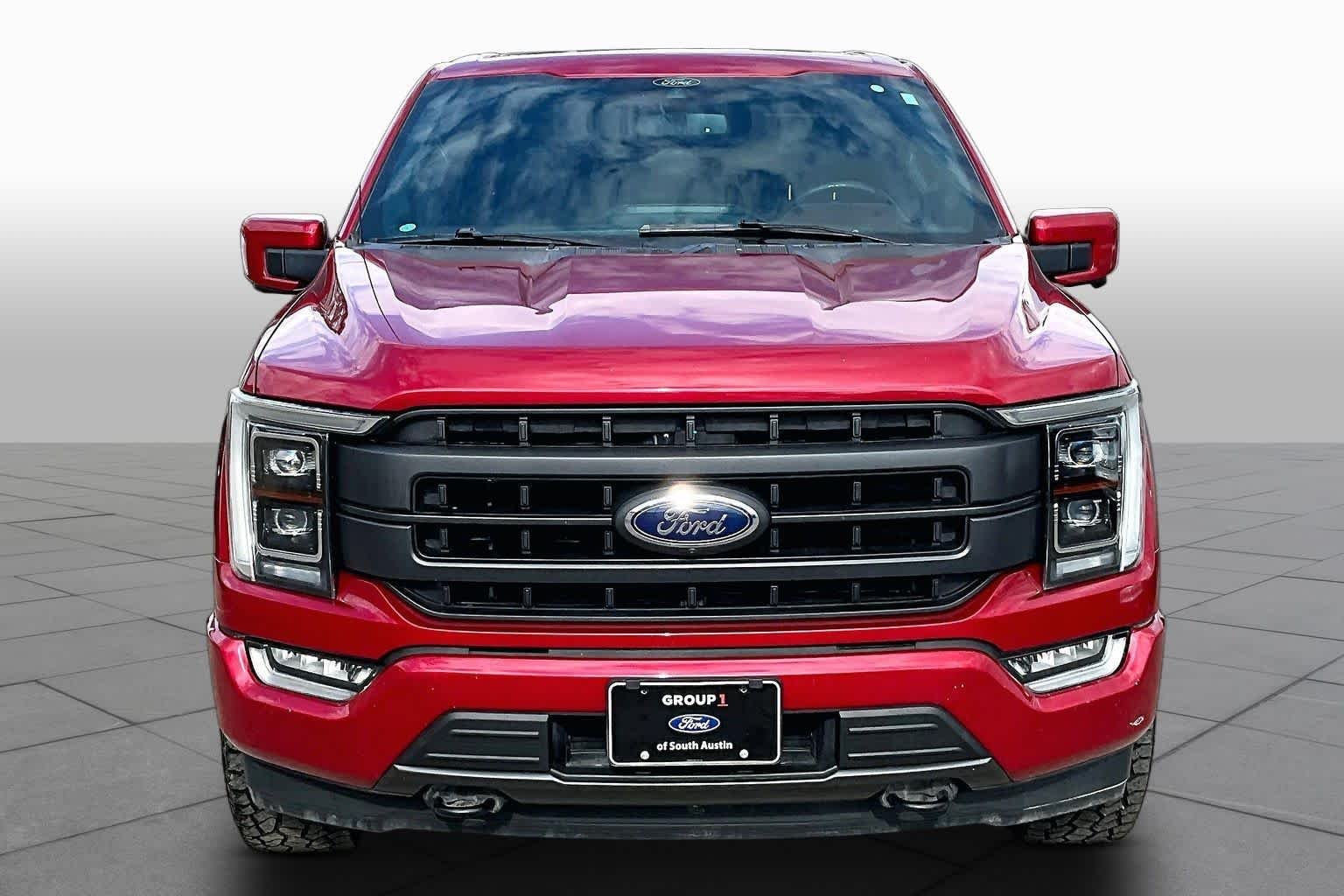 Certified Used 2021 Rapid Red Metallic Tinted Clearcoat Ford LARIAT image 4