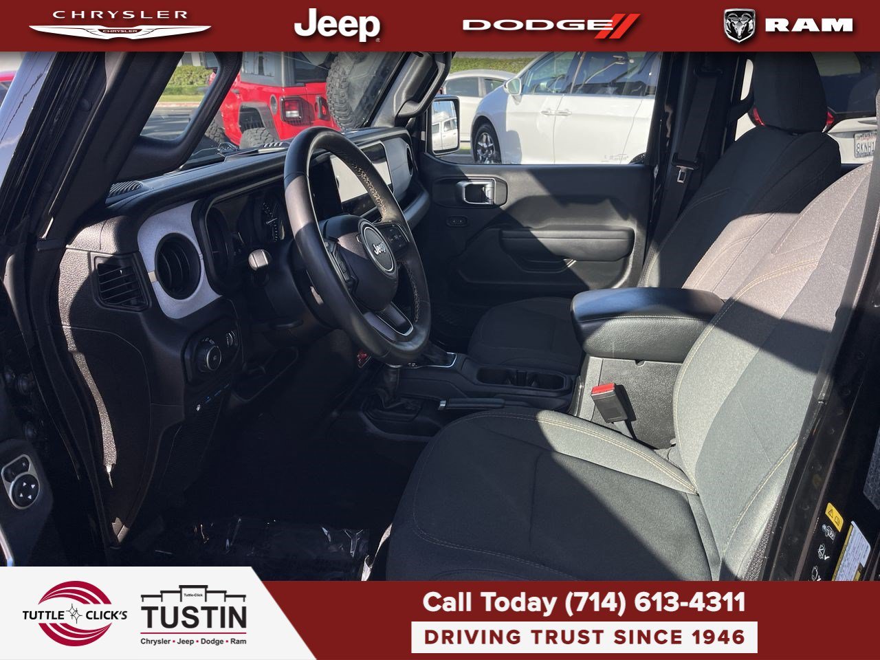 Used 2024 Black Clearcoat Jeep Willys image 18