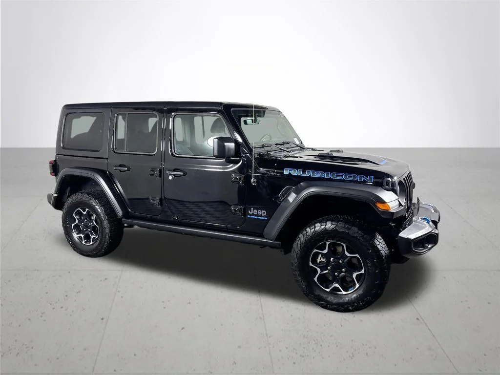 Used 2023 Black Jeep Rubicon 4xe image 4