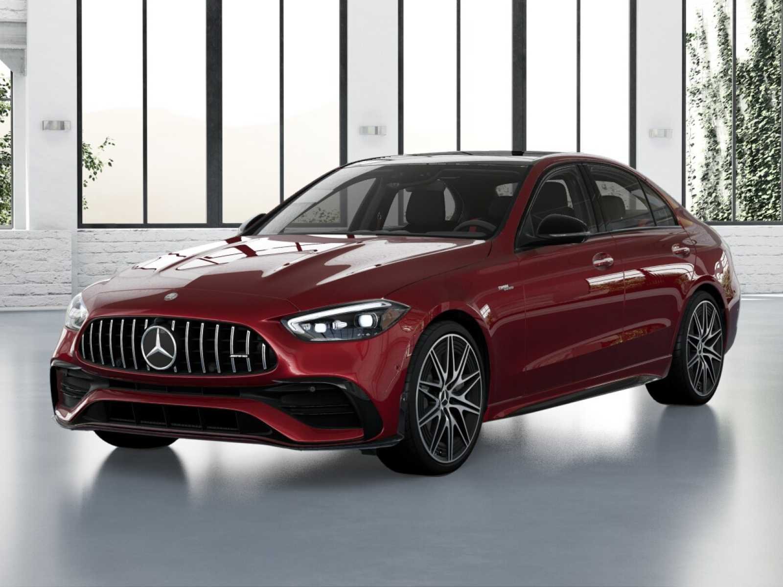 New 2026 MANUFAKTUR Patagonia Red Metallic Mercedes-Benz AMG® C 43 image 1