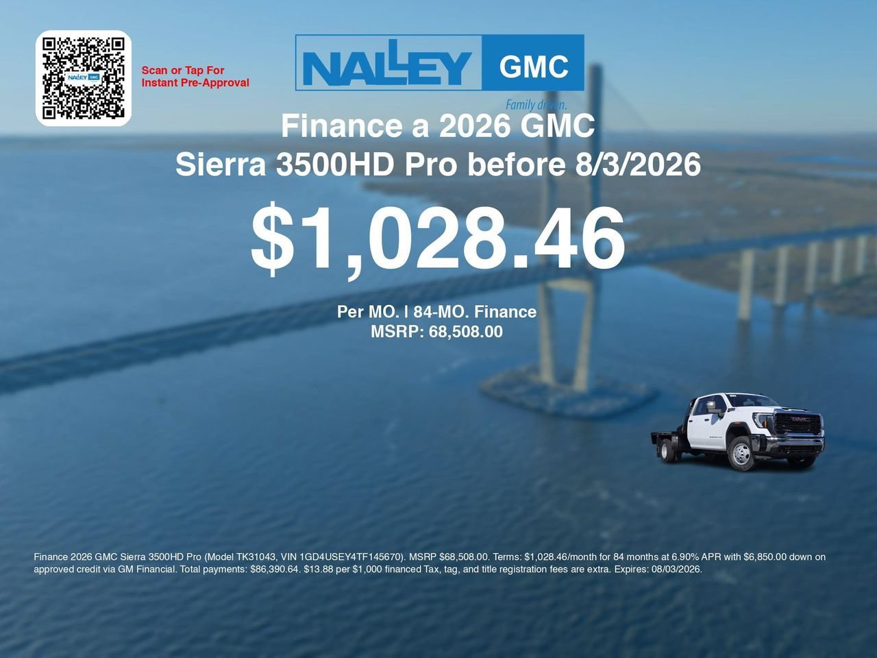 2026 GMC Sierra 3500 Chassis Cab Pro - Photo 7