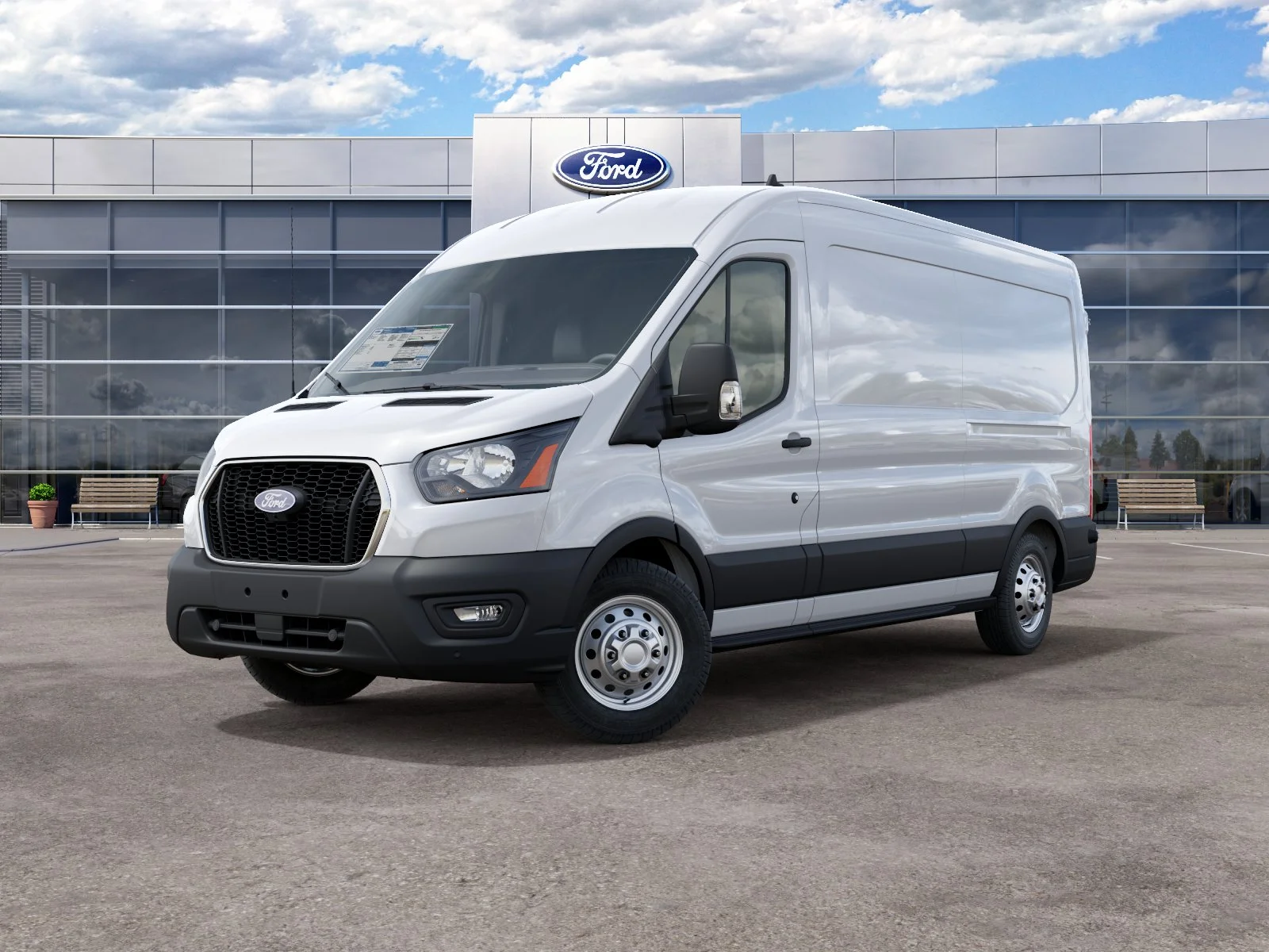 New 2027 Oxford White Ford Cargo Van image 23