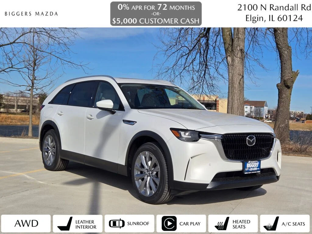 New 2026 Rhodium White Premium Mazda Preferred AWD image 1