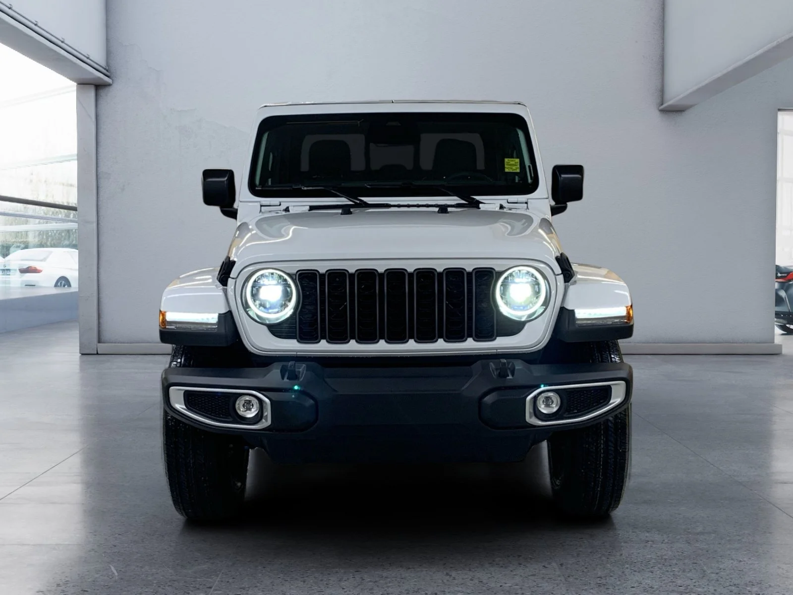 New 2026 Bright White Jeep Sahara image 8