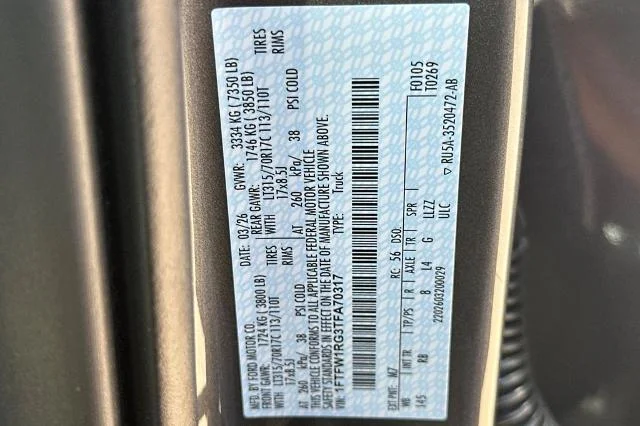 New 2026 Carbonized Gray Metallic Ford Raptor® image 28