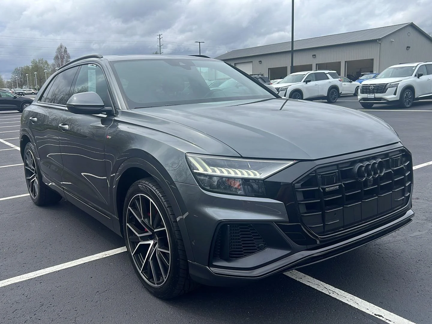 Used 2021 Daytona Gray Pearl Effect Audi Prestige image 7