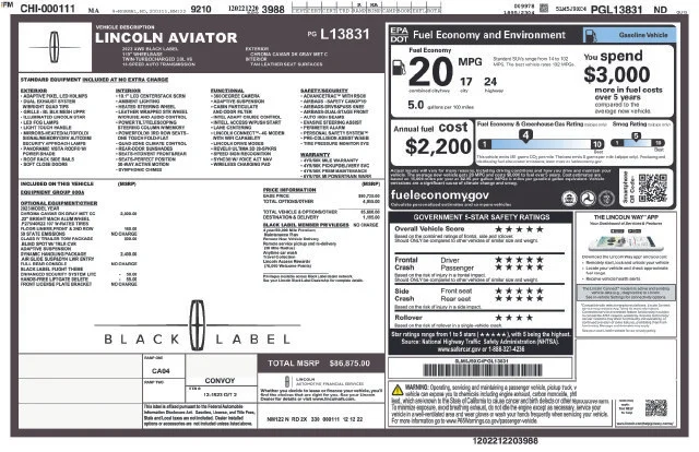 Used 2023 Gray Lincoln Black Label image 3