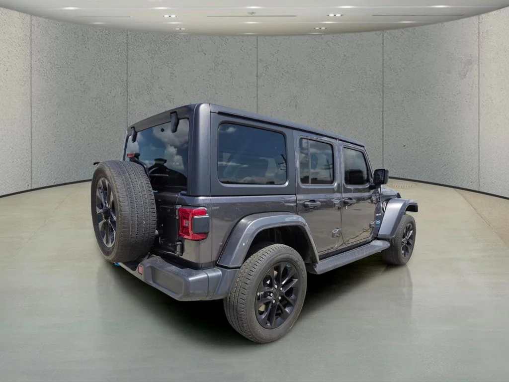 Certified Used 2022 Gray Jeep Unlimited Sahara 4xe image 5