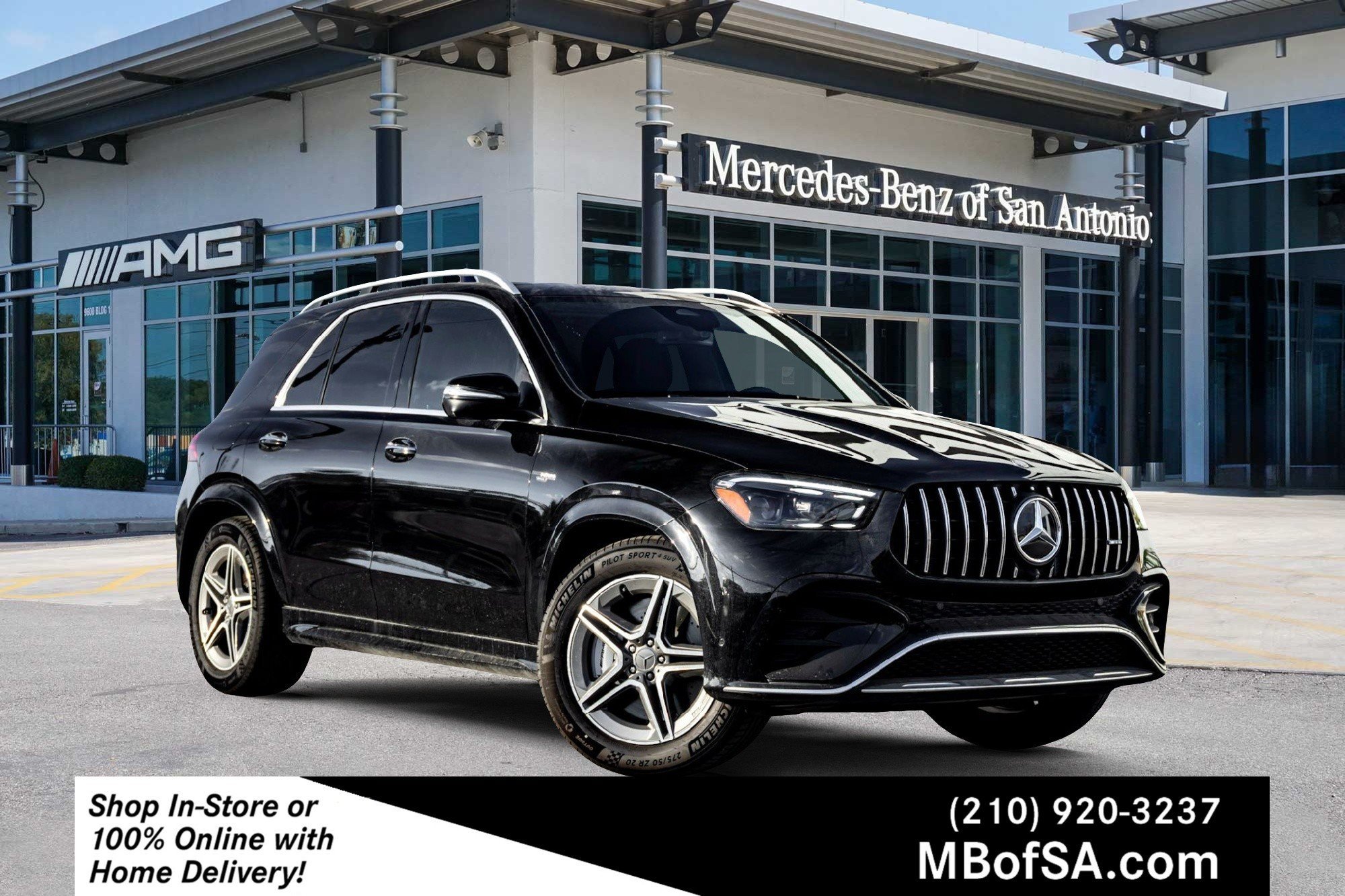 New 2025 Obsidian Black Metallic Mercedes-Benz AMG® GLE 53 4MATIC+ SUV image 24