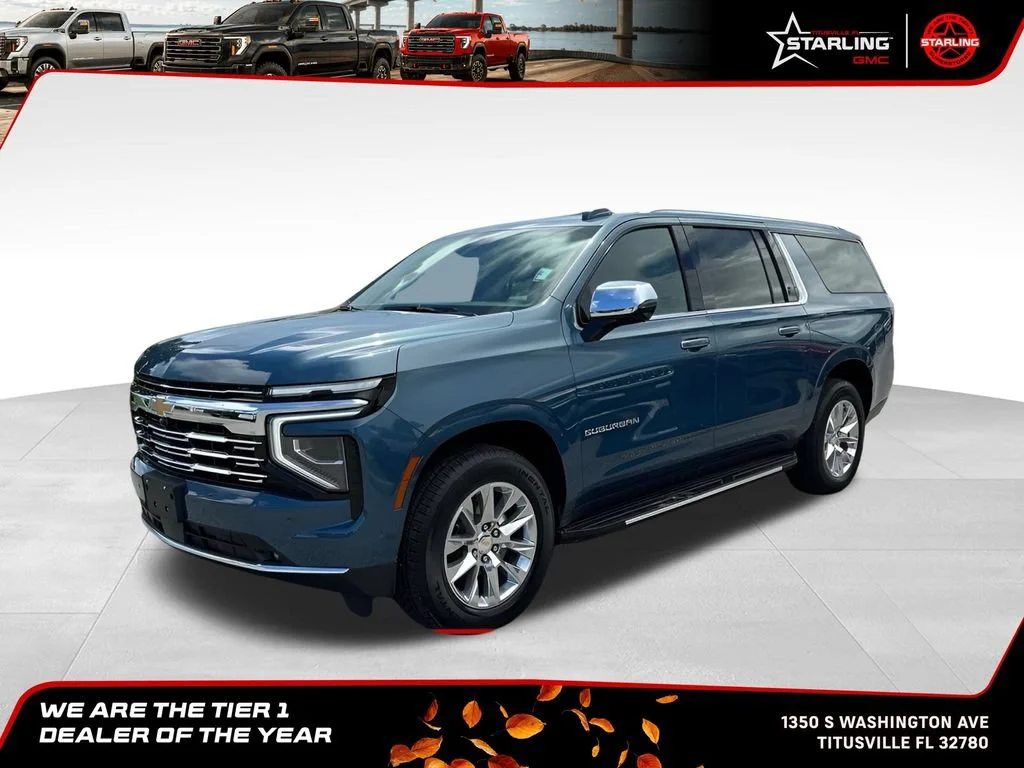 Used 2025 Lakeshore Blue Metallic Chevrolet Premier image 1