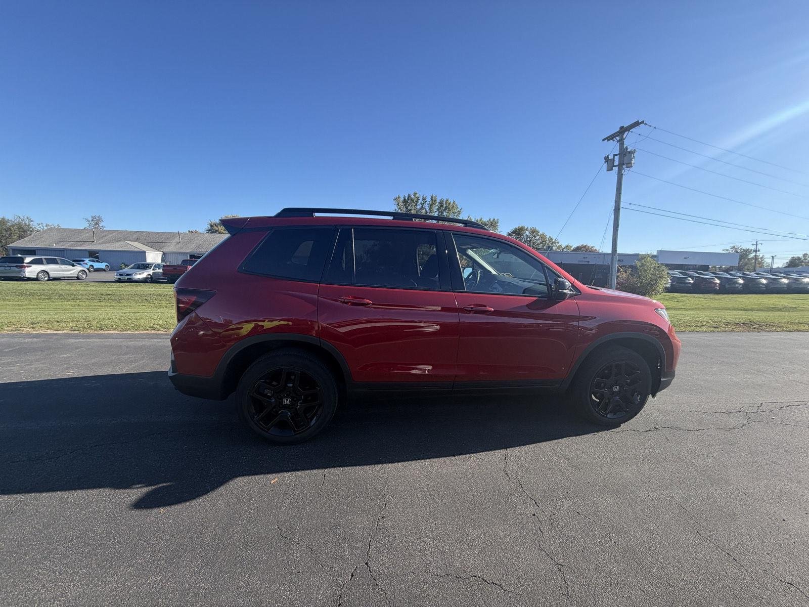 Used 2024 Radiant Red Metallic II Honda Black Edition image 9