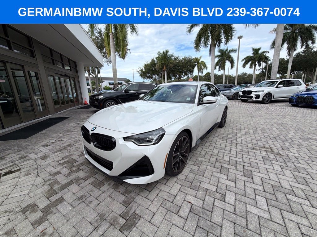 Certified Used 2024 White Metallic BMW 230i image 1