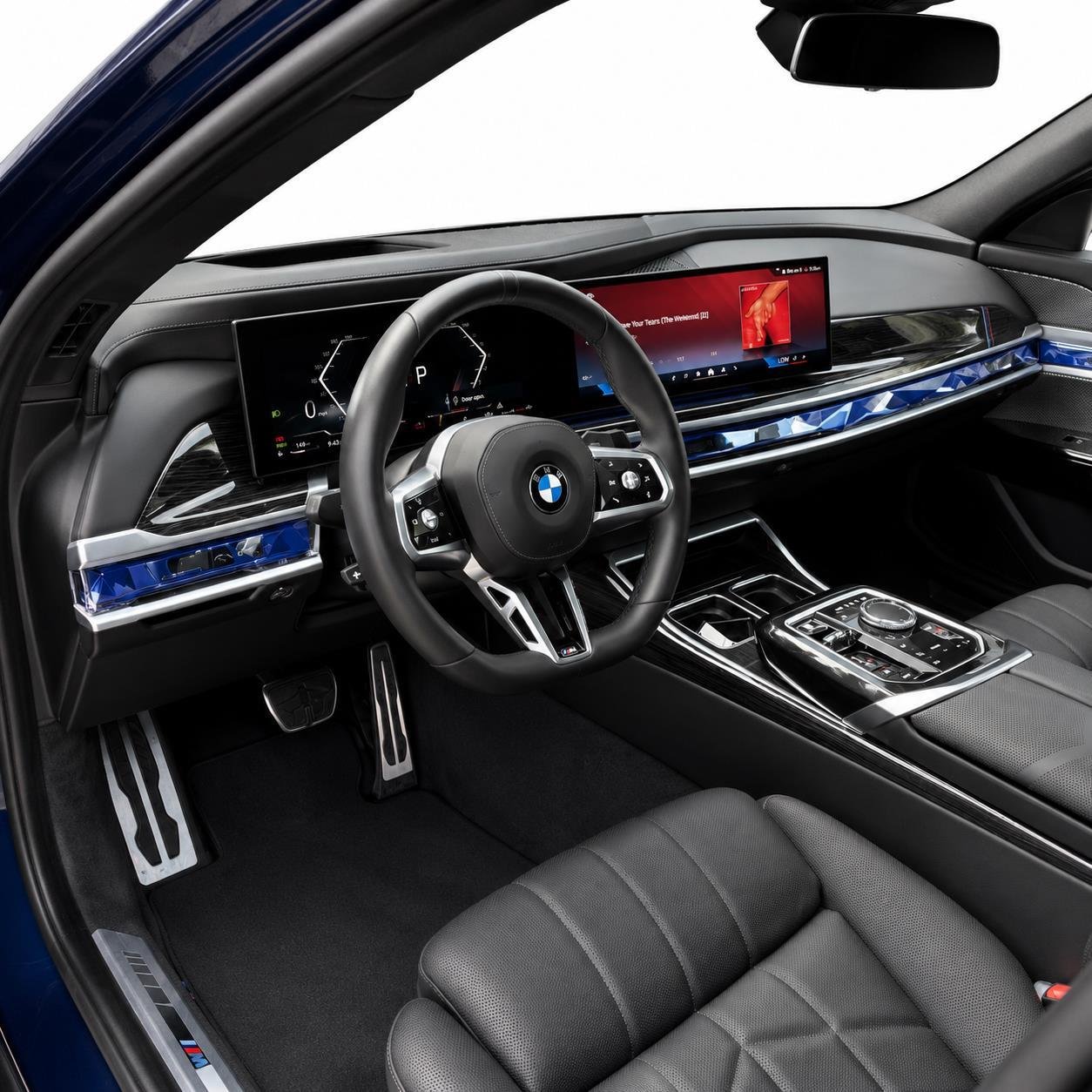 Used 2024 Tanzanite Blue II Metallic BMW 760i xDrive image 8