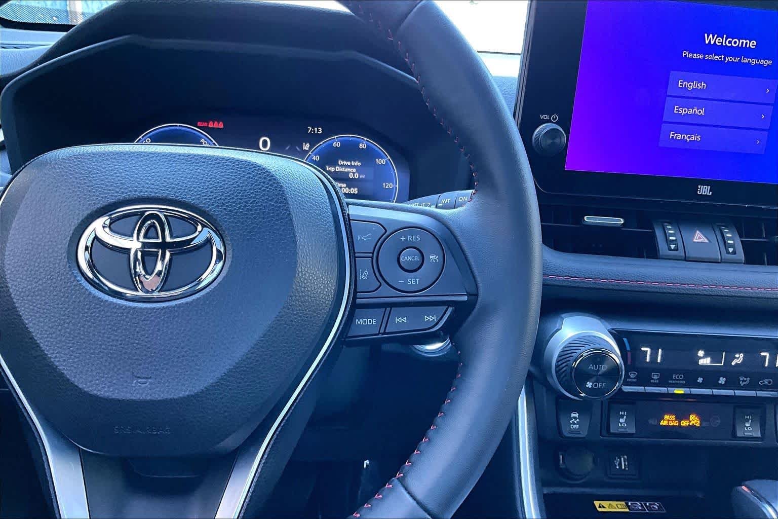 Used 2025 Wind Chill Pearl/Midnight Black Metallic Toyota XSE image 25