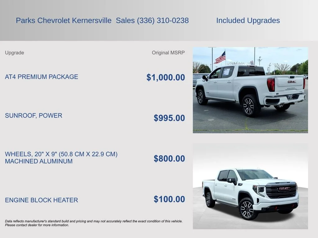 Used 2024 White GMC AT4 image 4