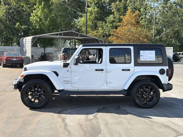 Used 2022 White Jeep Unlimited Sahara 4xe image 10