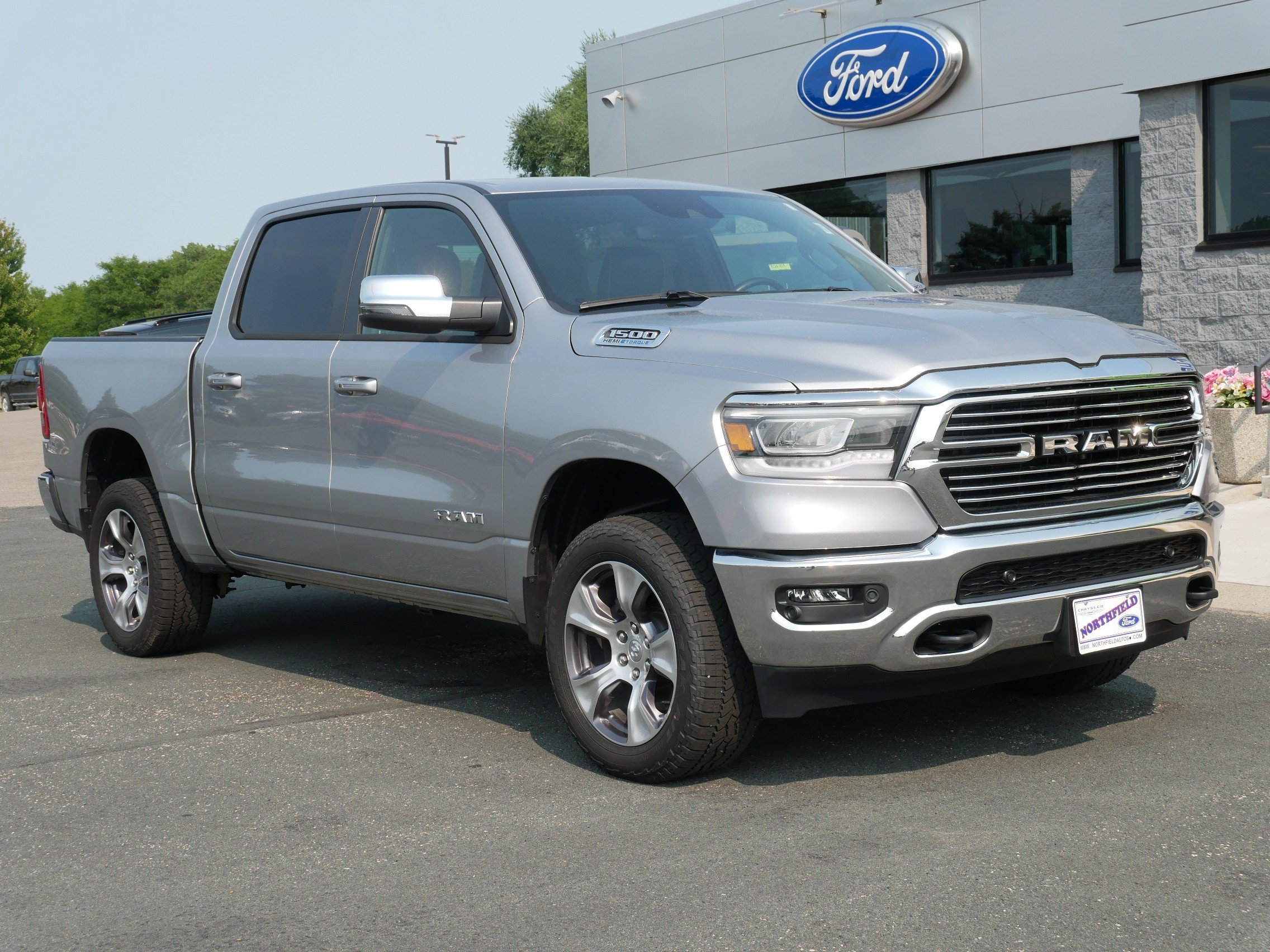 Used 2023 RAM Ram 1500 Pickup Laramie with VIN 1C6SRFJT6PN606868 for sale in Northfield, Minnesota