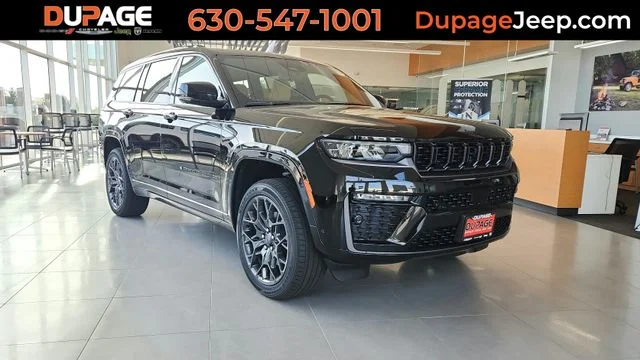 New 2026 Diamond Black Crystal Pearl-Coat Exterior Paint Jeep Summit video 1