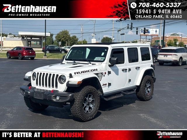 Certified Used 2021 White Jeep Unlimited Rubicon image 1