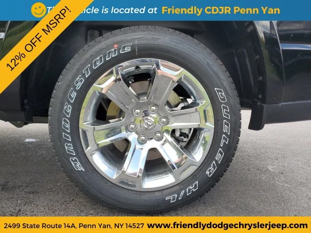 New 2026 Diamond Black Crystal Pearl-Coat Exterior Paint RAM Big Horn/Lone Star image 9