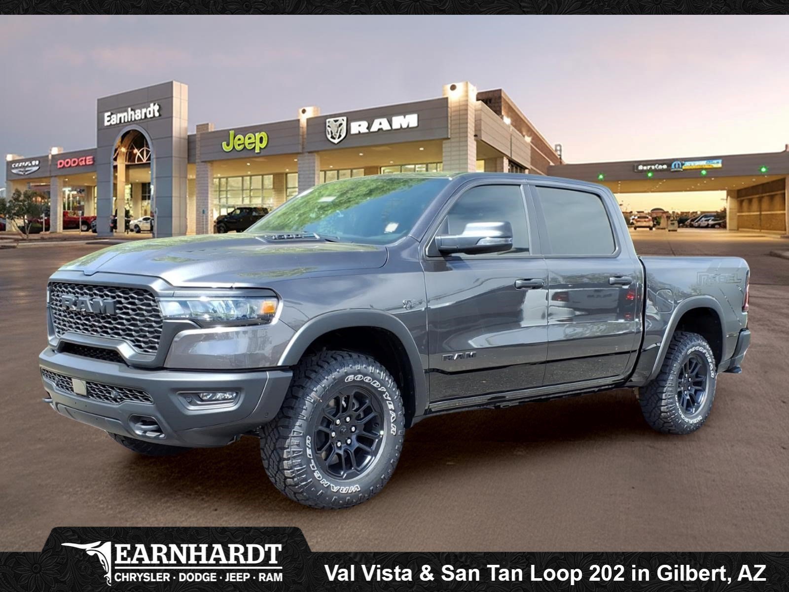 New 2027 Granite Crystal Metallic Clear-Coat Exterior Paint RAM Rebel image 1