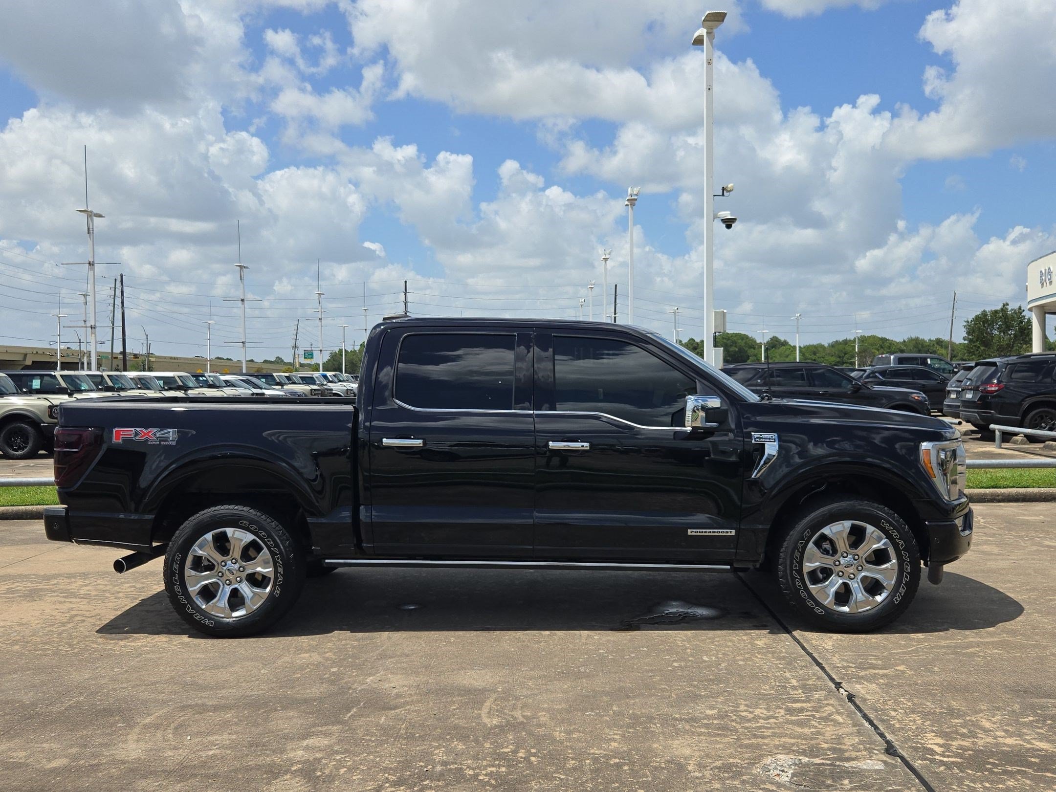 Used 2021 Agate Black Metallic Ford Platinum image 2