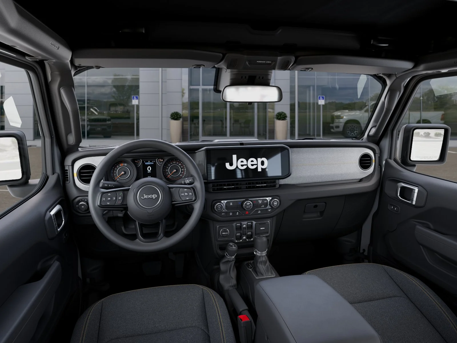 New 2026 Bright White Clear-Coat Exterior Paint Jeep Sport image 40