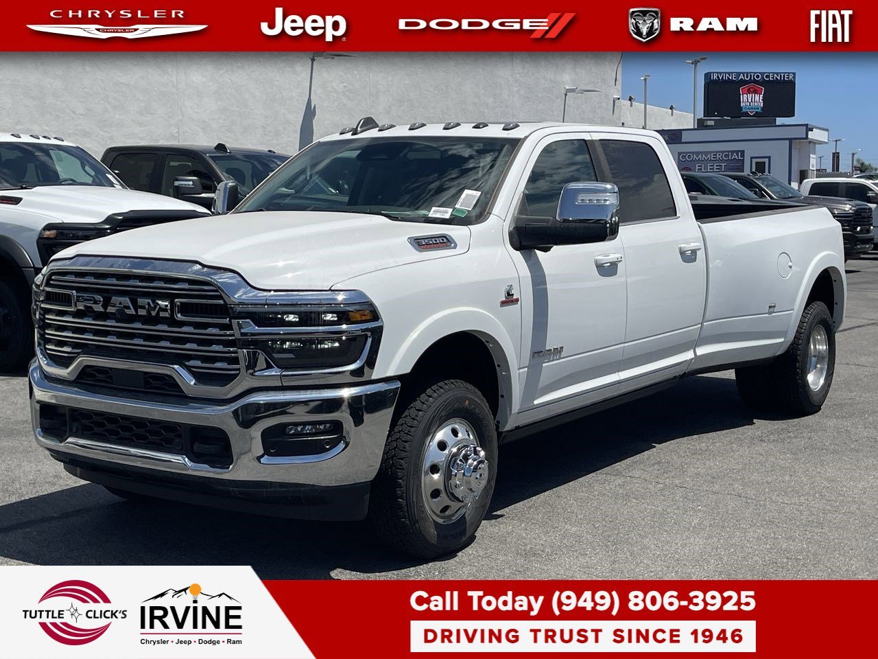 New 2026 Bright White Clearcoat RAM Longhorn image 3