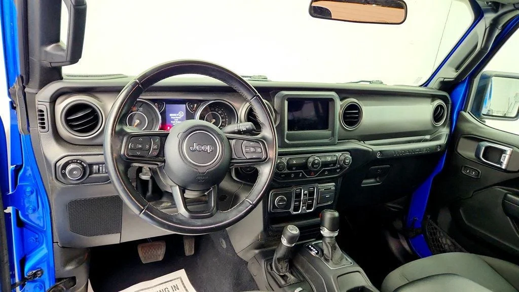 Used 2022 Hydro Blue Pearlcoat Jeep Unlimited Sport S 4x4 image 12