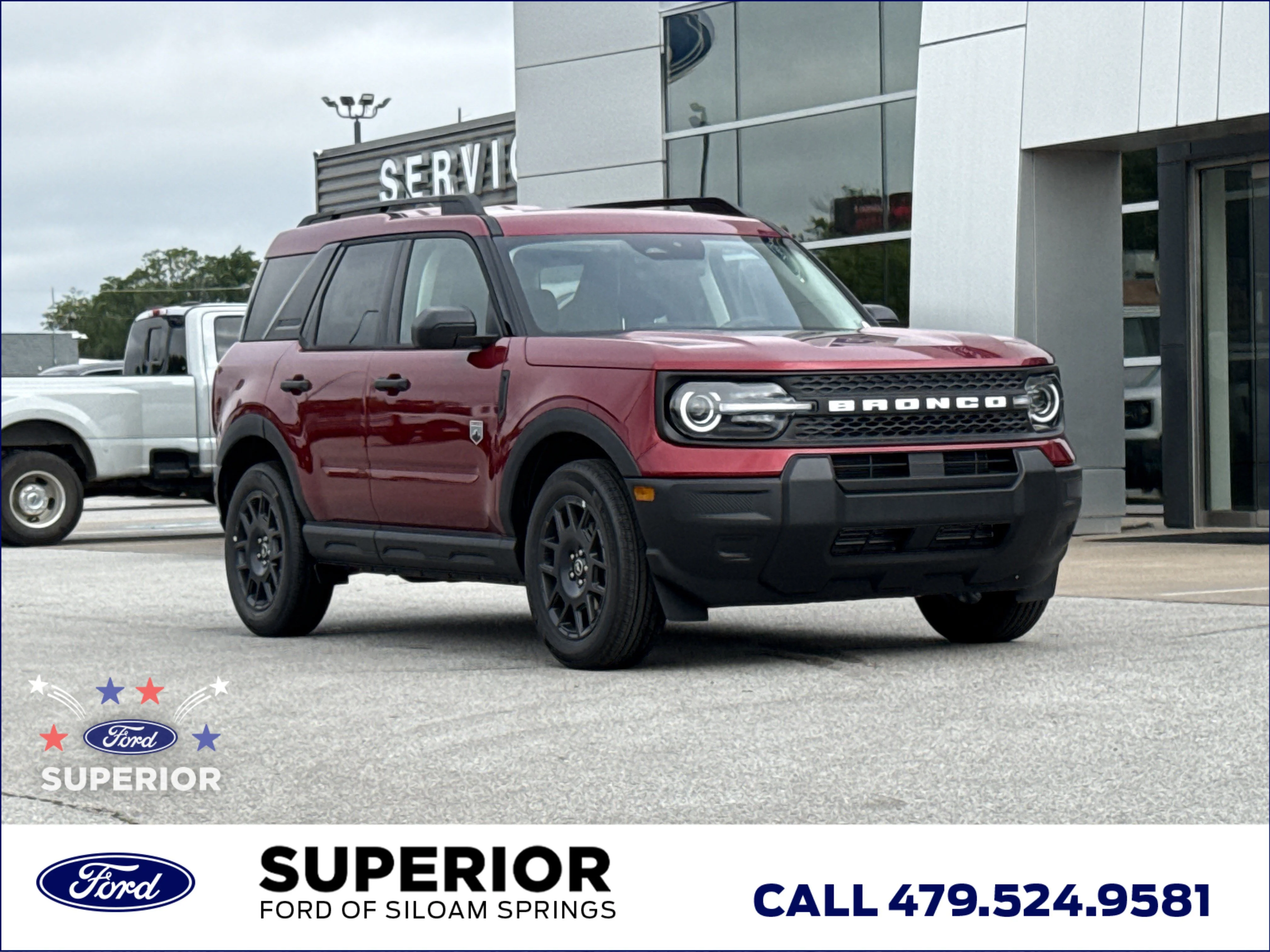 New 2026 Ruby Red Metallic Tinted Clearcoat Ford Big Bend 4WD image 1