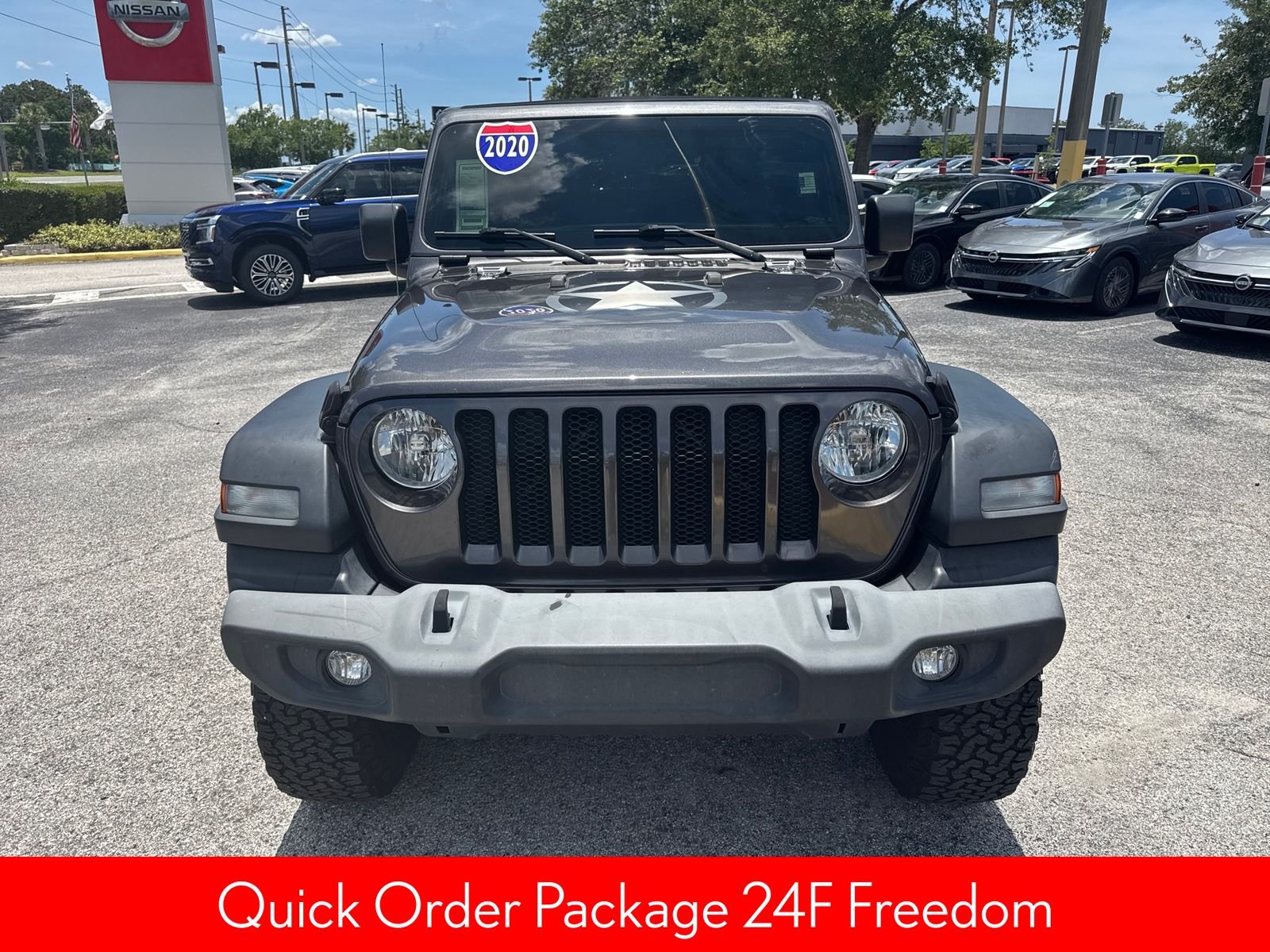 Used 2020 Gray Jeep Unlimited Sport image 4