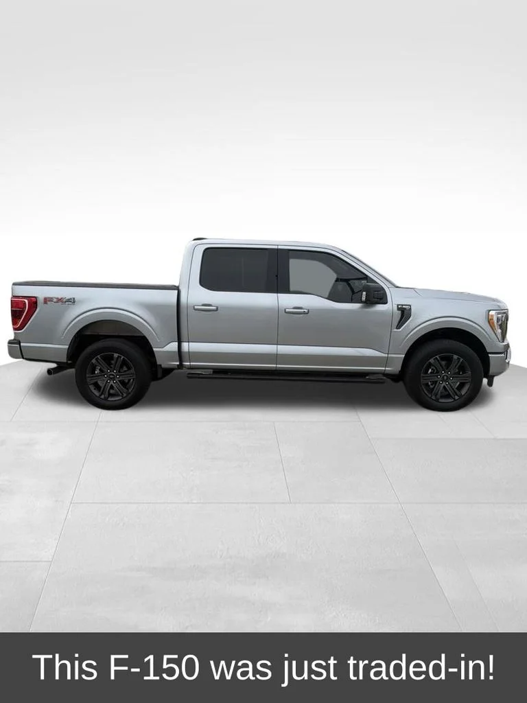 Certified Used 2023 Silver Metallic Ford XLT image 1