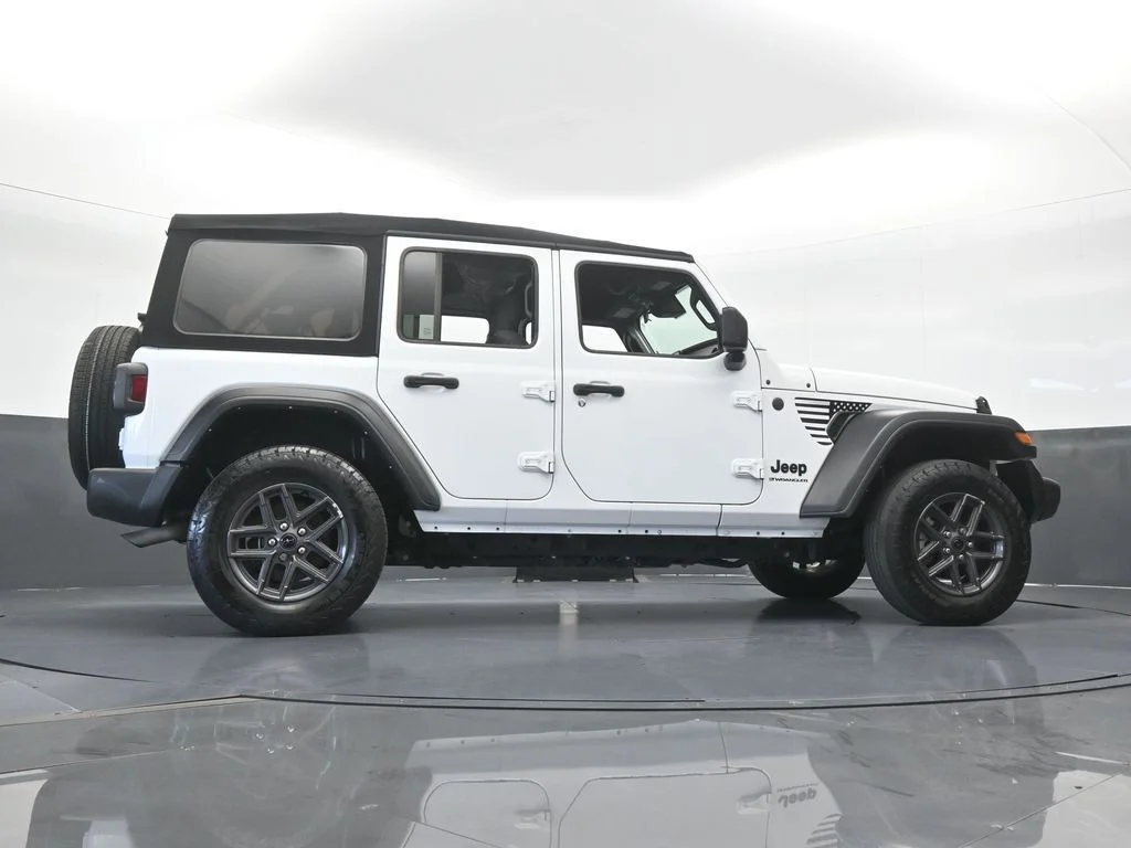 Used 2024 Bright White Clearcoat Jeep Sport S image 56