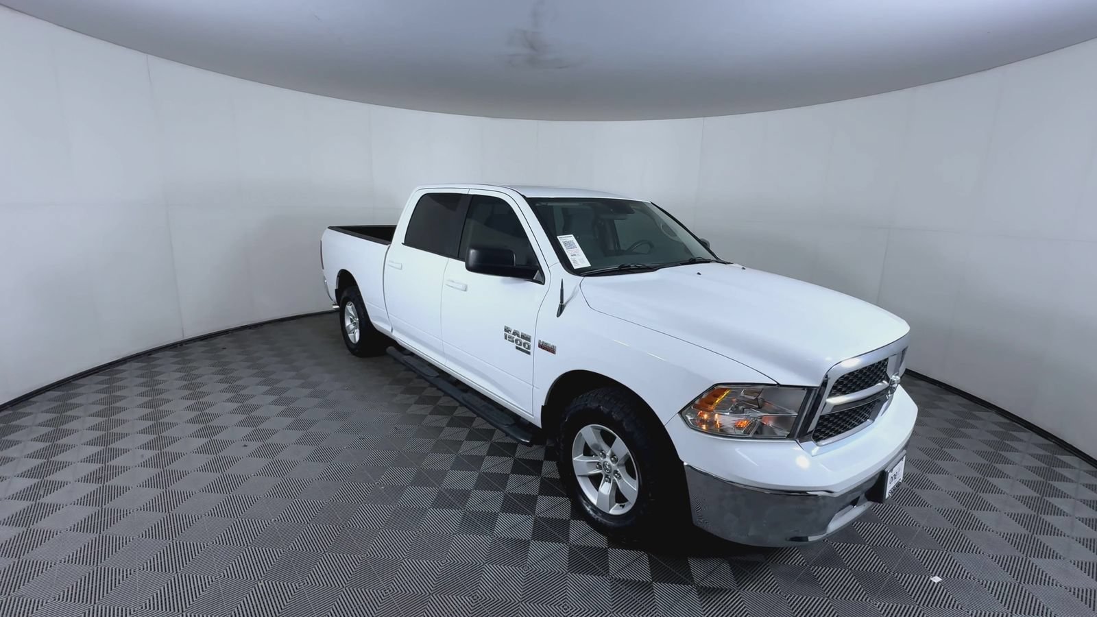 Used 2019 Bright White Clearcoat Ram SLT image 2
