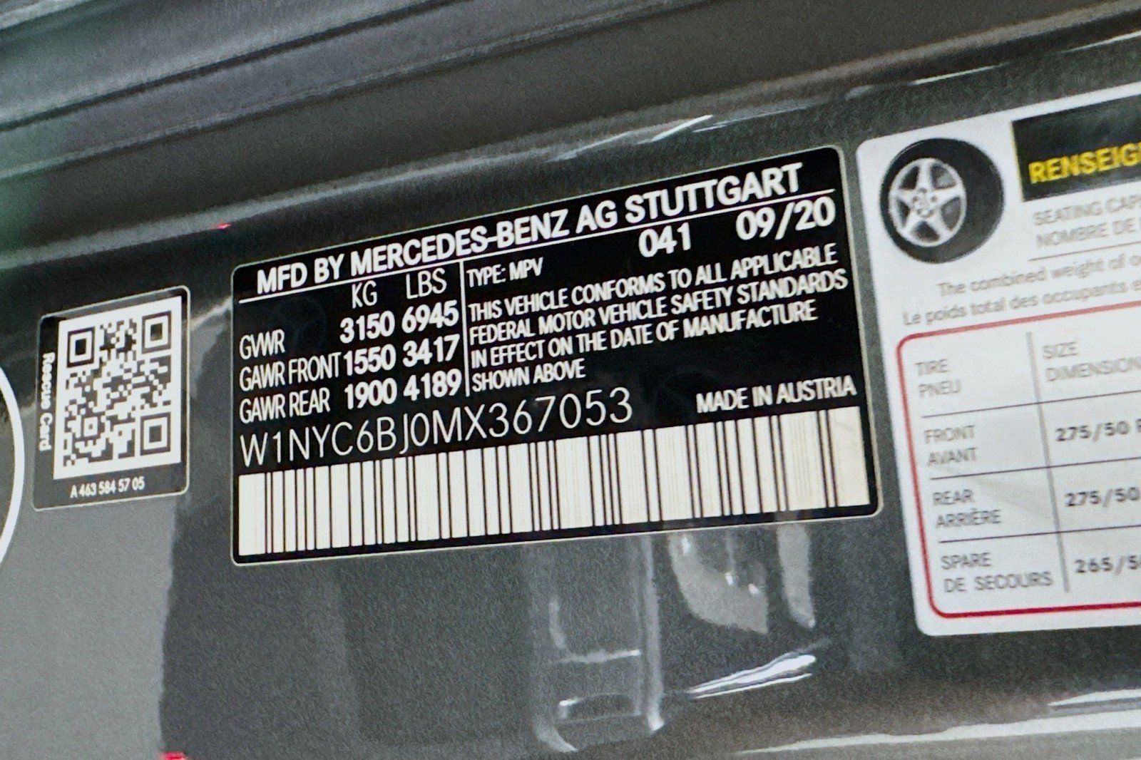 Certified Used 2021 designo Graphite Metallic Mercedes-Benz G 550 image 26
