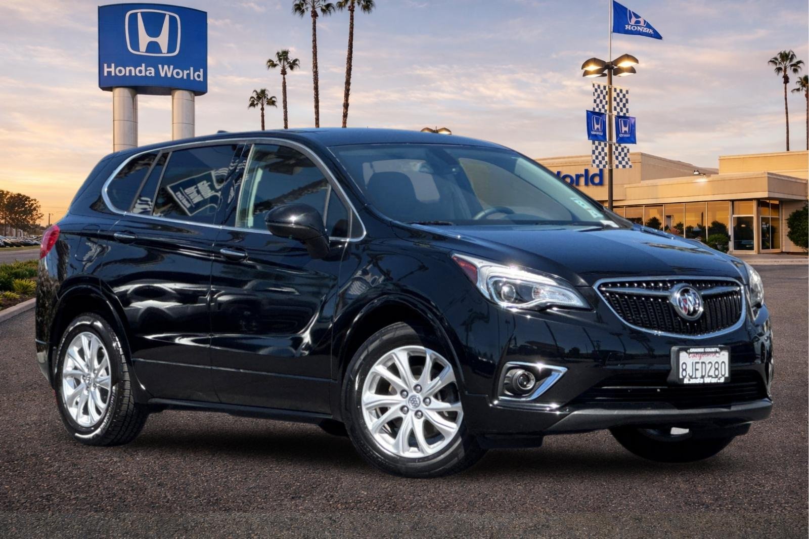 Used 2019 Ebony Twilight Metallic Buick Preferred image 2