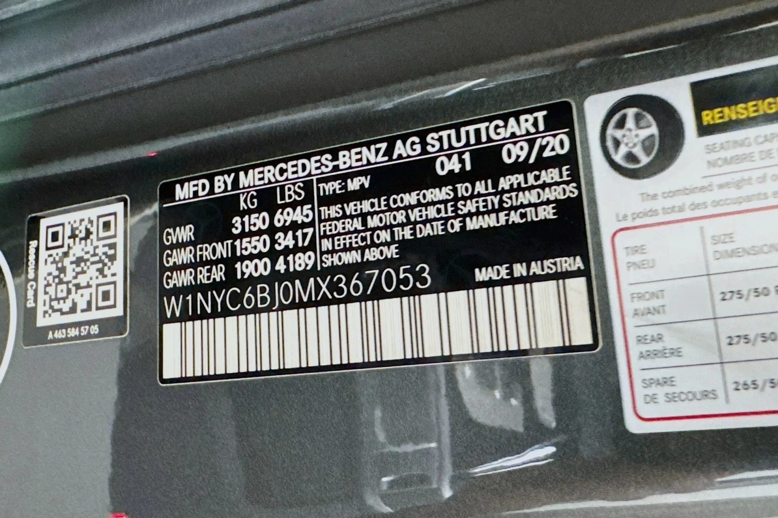 Certified Used 2021 designo Graphite Metallic Mercedes-Benz G 550 image 26