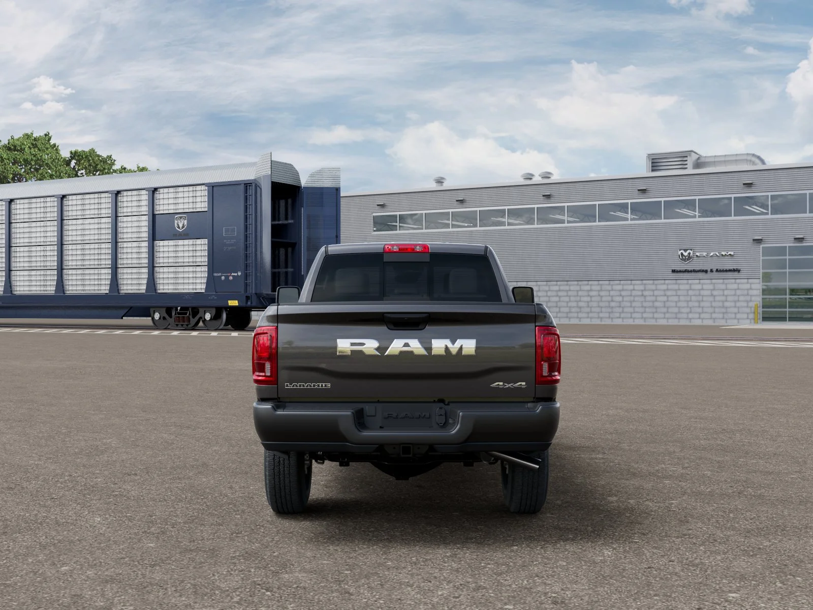 New 2026 Granite Crystal Metallic Clear-Coat Exterior Paint RAM LARAMIE image 7