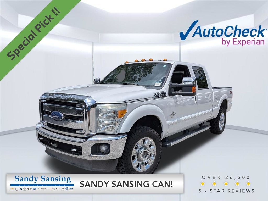 Used 2014 Oxford White Ford Lariat image 1