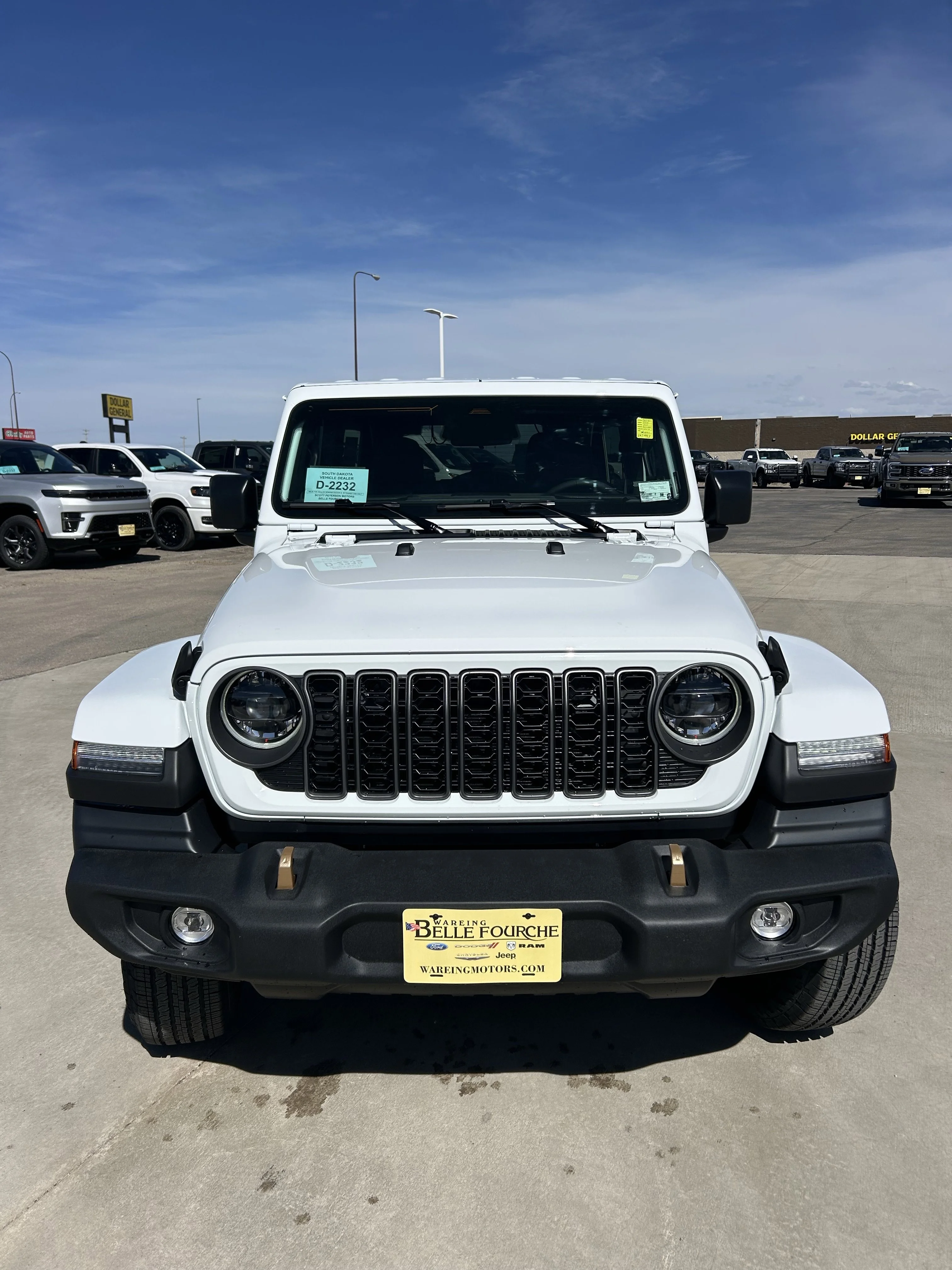 New 2026 Bright White Clear-Coat Exterior Paint Jeep 85th Anniversary image 3