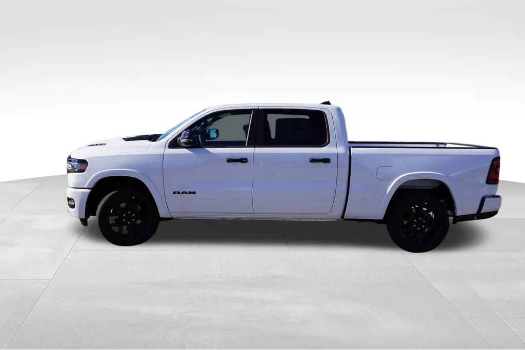 New 2026 Bright White Clear-Coat Exterior Paint RAM Laramie image 6