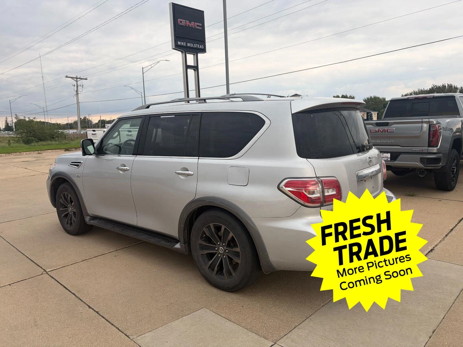 Used 2018 Nissan Armada Platinum with VIN JN8AY2NC9JX500540 for sale in Charles City, IA