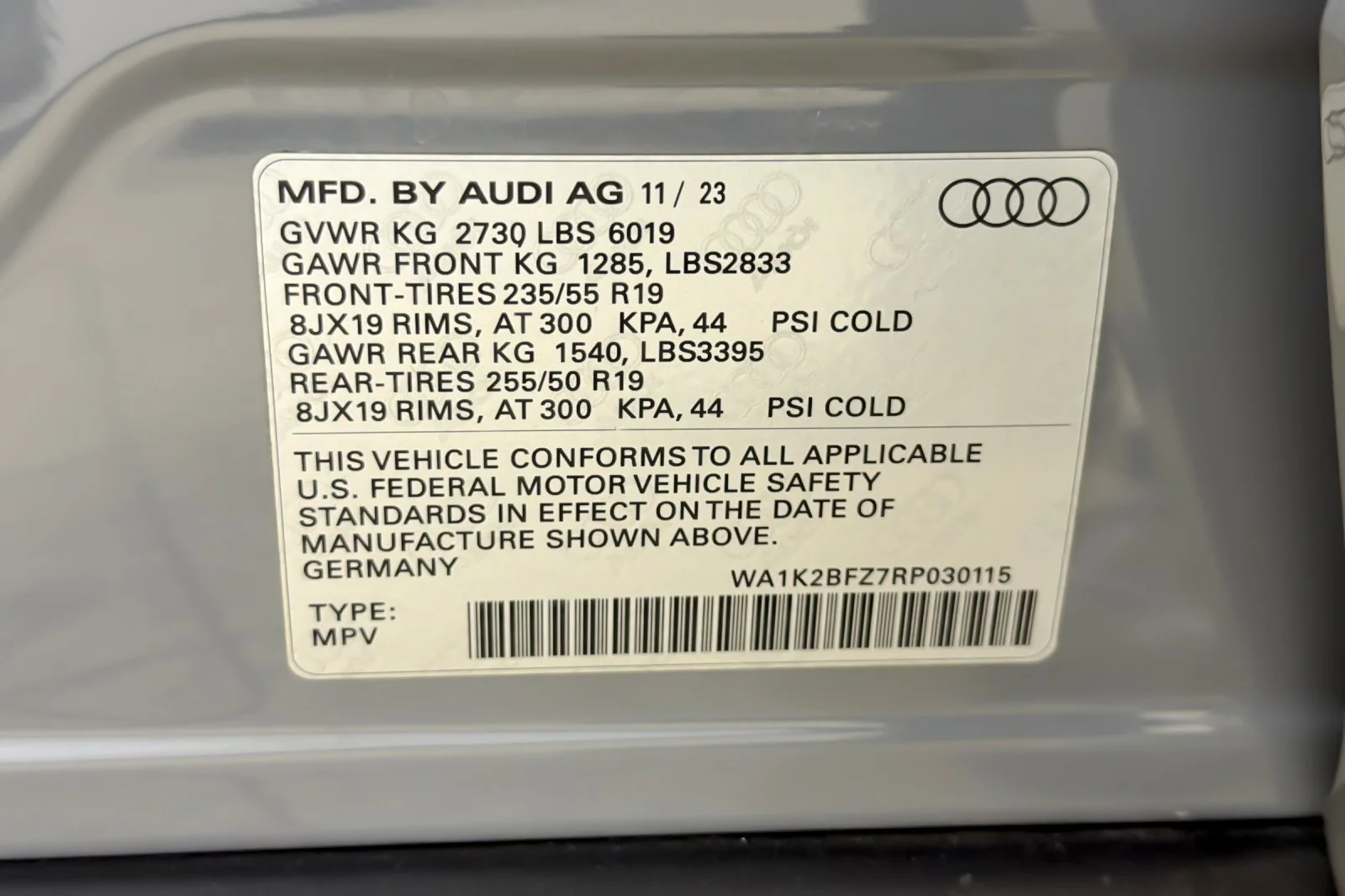 Certified Used 2024 Pebble Gray Audi Premium 50 quattro image 26
